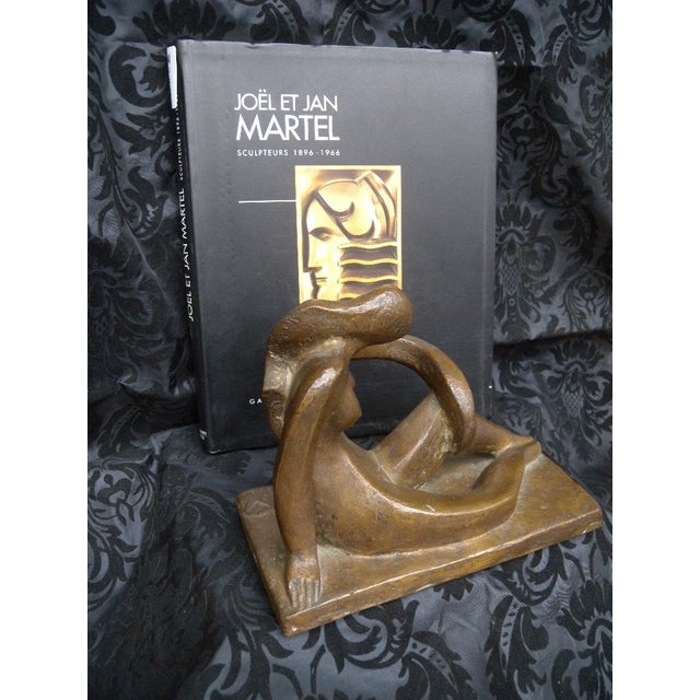 Joel & Jan Martel, Art Deco Bronze Figure Sculpture, 1930s, Bronze For Sale - Image 15 of 18