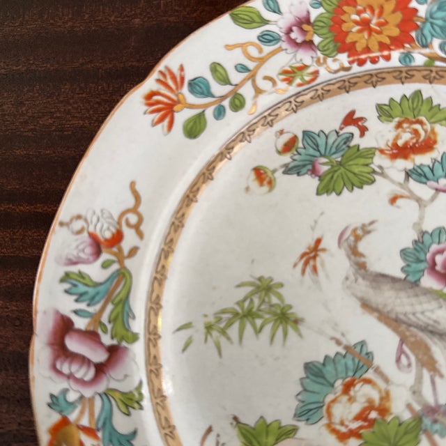Ceramic 19th Century Wedgwood Stone China Chinoiserie Plate For Sale - Image 7 of 9