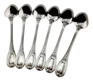 Louveciennes Dessert Spoons from Odiot, Set of 6