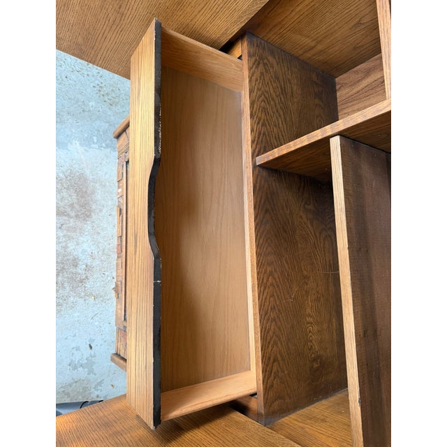 1970s Lane Brutalist-Style Pueblo Armoire For Sale - Image 12 of 13
