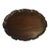 Antique Early 19th Century English George III Carved Mahogany Oval Serving Tray For Sale