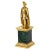 19th Century Antique Continental Gilt Bronze Malachite Sculpture Hamlet For Sale - Image 11 of 11