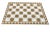 Cotton Vegetable Dyed Tile Pattern Tan, Beige & Cream Rug - 9'x12' These special flat-weave dhurries are hand-woven with...