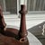 Late 19th Century Victorian Needlepoint Ladies' Foot Stool With Tuned Wooden Legs For Sale - Image 11 of 15