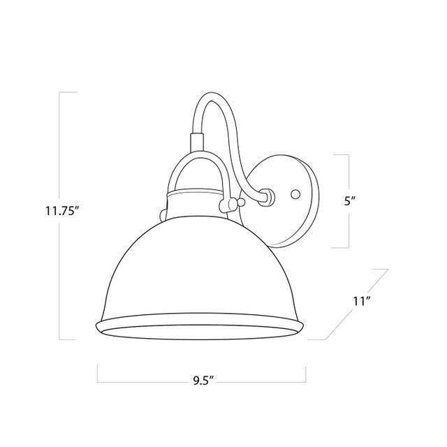 Not Yet Made - Made To Order Regina Andrew Eloise Ceramic Sconce (White) For Sale - Image 5 of 5