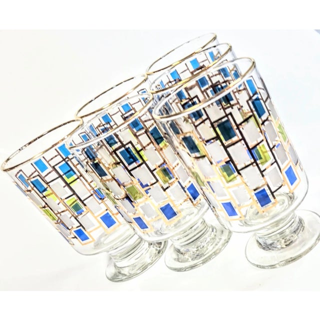 Mid-Century Scandinavian Goblets- Set of 6 For Sale - Image 6 of 9