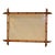 Late 19th Century Faux Bamboo Wall Mirror For Sale