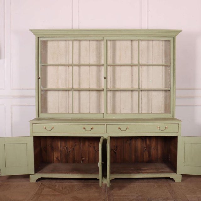 English Painted Dresser in Pine For Sale - Image 11 of 12