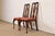 Queen Anne Henredon Queen Anne Solid Mahogany Side Chairs or Dining Chairs, Pair For Sale - Image 3 of 13
