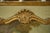 Goldenrod Trumeau Mirror with Crackled Patina and Oil on Panel Depicting a 19th-Century Romantic Scene For Sale - Image 8 of 12
