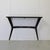 Wood Console Tables in Black Lacquered Walnut with Brass Details and Glass Top attributed to Ico Parisi, 1950s, Set of 2 For Sale - Image 7 of 7