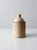 Antique American stoneware jug with a classic utilitarian form, featuring a one-gallon capacity. The surface shows a...