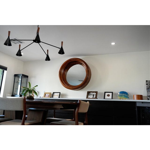 Wood Ralph Lauren “Aran Isles” Oversized Round Mirror For Sale - Image 7 of 15