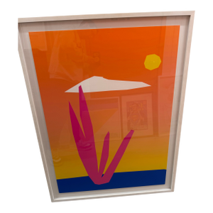 Desertscape / Hd Buttercup Huge Framed Art