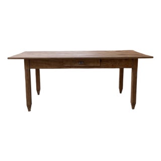 Butcher Farm Table in Oak, 1950s For Sale