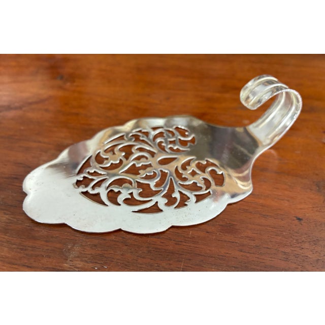 Vintage English Silver Plate Pastry Server For Sale In Philadelphia - Image 6 of 10