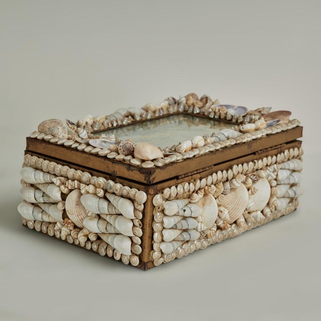 Antique Sailors Valentine Box For Sale - Image 4 of 13