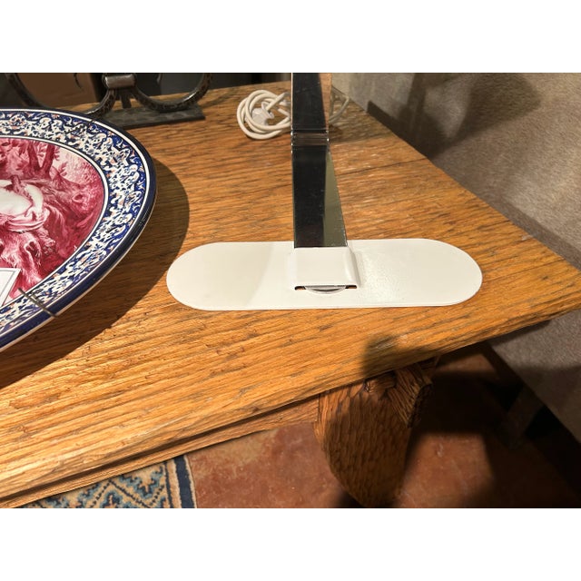 Italian Modern Sculptural Chrome Lamp For Sale - Image 14 of 17