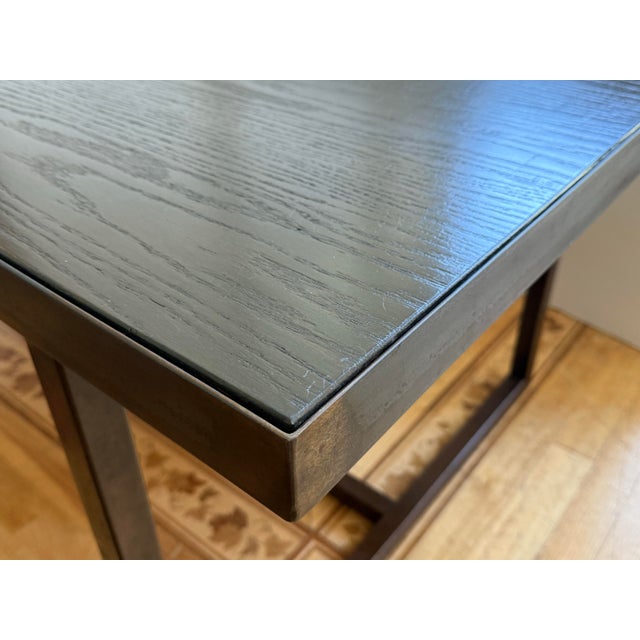 Bespoke Wood + Metal Dining Table For Sale In San Francisco - Image 6 of 12