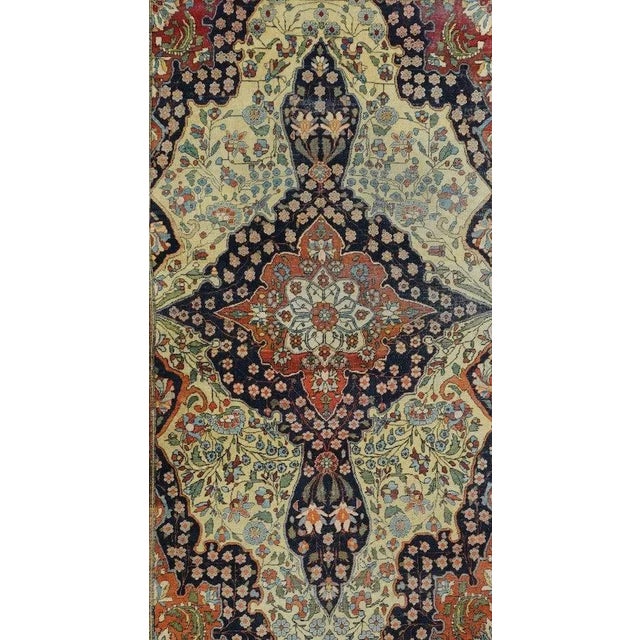 Traditional Antique Mohtasham Kashan Rug 4'1'' X 6'8'' For Sale - Image 3 of 7