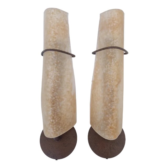 Wall Sconces in Glass and Metal, 1980s, Set of 2 For Sale