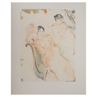 Berthe Morisot, Young Woman Dreaming, Lithograph For Sale