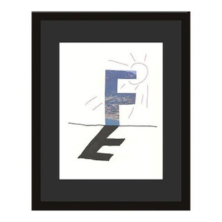 1990s 'F' From 'Hockney's Alphabet' by David Hockney For Sale