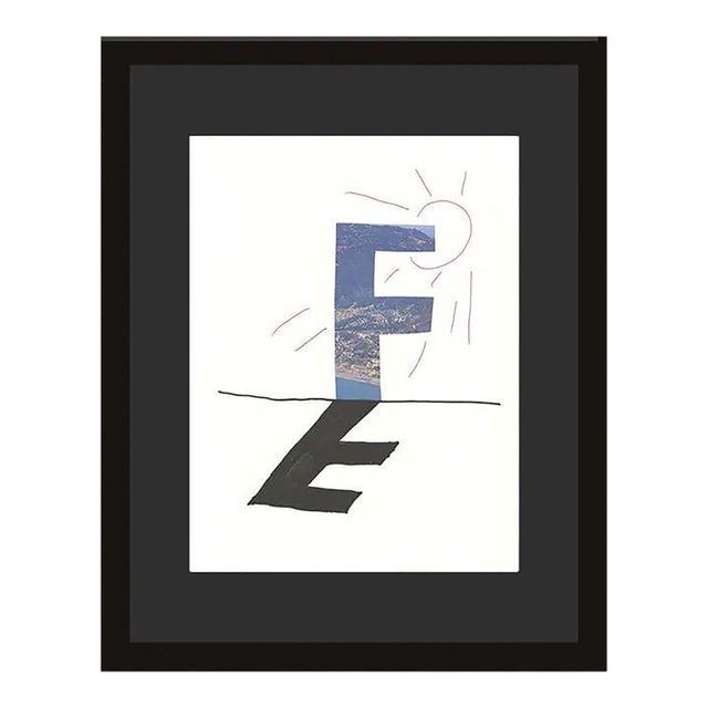 1990s 'F' From 'Hockney's Alphabet' by David Hockney For Sale