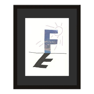 1990s 'F' From 'Hockney's Alphabet' by David Hockney