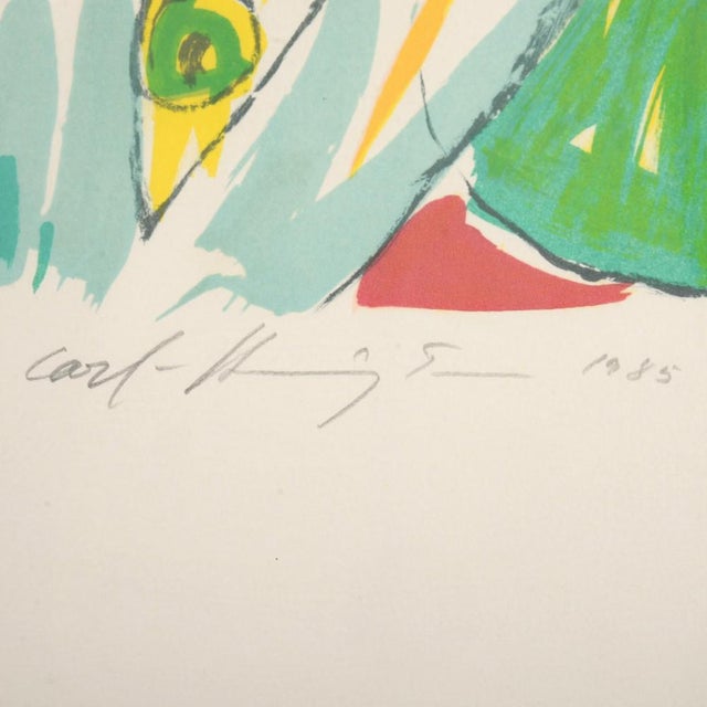 Carl-Henning Pedersen, H. C. Andersen Suite, 1890s, Lithograph, Framed For Sale - Image 4 of 5