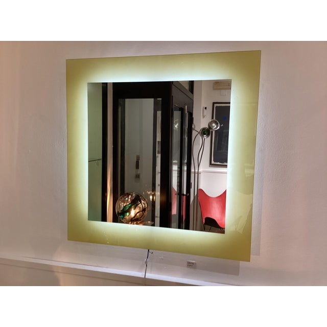 Mirror designed by Nanda Vigo for Glas Italia in the late 1990s. Compared to the more popular color model, this rarer...