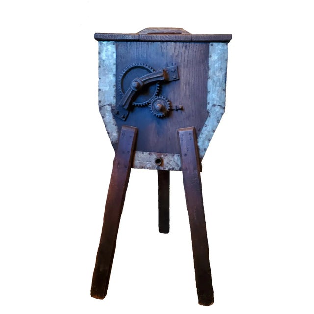 Rustic 19th Century French Farmhouse Primitive Butter Churn For Sale - Image 13 of 13