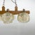 Wood & Glass Ceiling Lamp, Czechoslovakia, 1970s For Sale - Image 9 of 10