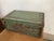Early 20th Century Rustic Green Painted Wooden Storage Chest or Trunk For Sale - Image 9 of 14
