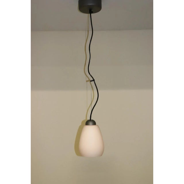 1990s Rosanna Toso Murano Pendant Lamp Rose Glass For Sale - Image 9 of 9