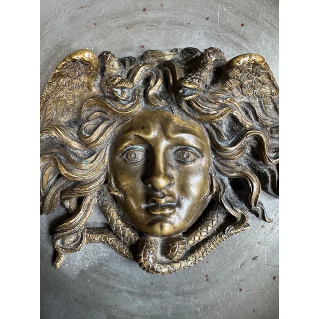 Metal Antique Stand by Vincenzo Gemito, 1890s For Sale - Image 7 of 11