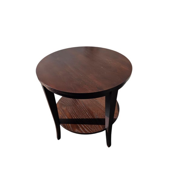 Vintage Ethan Allen Horizons Collections Lamp Side End Table Pedestal Shelf Stand For Sale In Philadelphia - Image 6 of 16