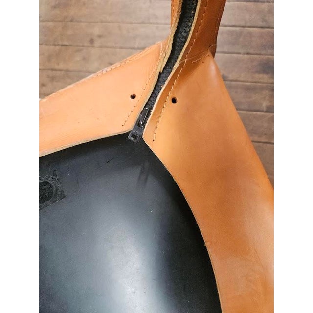 1970s Pair of Cab 413 Armchairs in Cognac Leather by Mario Bellini for Cassina For Sale - Image 13 of 17