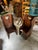 Rustic European Pair of Vintage Country Core Heart Shaped Children’s Chairs For Sale - Image 3 of 10