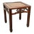 Oriental Hardwood Square Coffee Table, 1870 For Sale