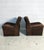 Mid-Century Modern Velvet Alky Lounge Chairs by G.Piretti for A.Castelli, 1970s, Set of 2 For Sale - Image 3 of 16