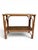 Vintage Bamboo Two-Tier Side Table | Hollywood Regency Coastal Rattan Accent Table For Sale - Image 10 of 10