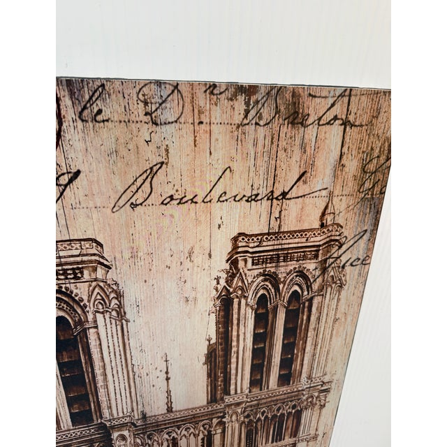 Castellammare Home Accents Notre Dame Wood Panel For Sale In San Francisco - Image 6 of 12