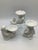 Fitz and Floyd Vintage Fitz and Floyd White Ceramic Monkey Votive Holders Japan - Set of 3 For Sale - Image 4 of 10