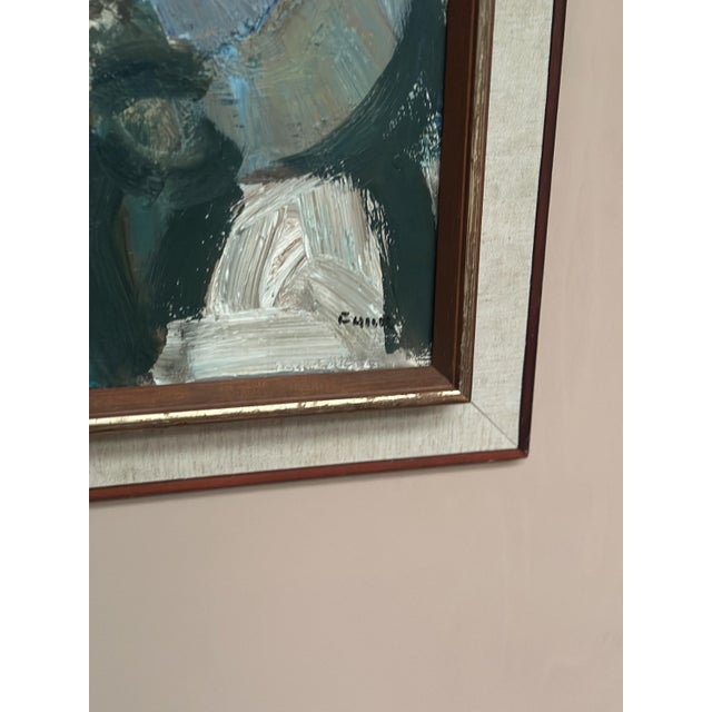 Gösta Falk, Figure Composition, 1960s, Oil on Canvas, Framed For Sale - Image 7 of 18
