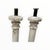 Vintage Italian Neoclassical Alabaster Column Table Lamps With Laurel Wreath Finials - a Pair For Sale - Image 4 of 9
