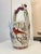 Beautiful Ceramic Planter / vase. Asian Style Water bucket with hand painted birds. This could be used as a centerpiece...