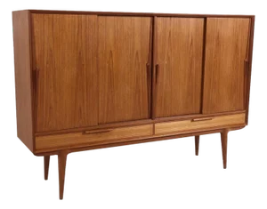 Mid 20th Century Danish Teak Sideboard by Omann Jun
