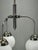 Czech Bauhaus Chandelier with Opaline Glass Globes, 1940s For Sale - Image 11 of 17