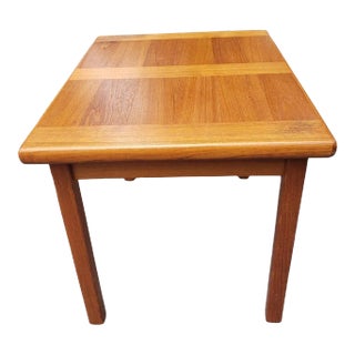 Abj Denmark Danish Modern Teak Side Table For Sale